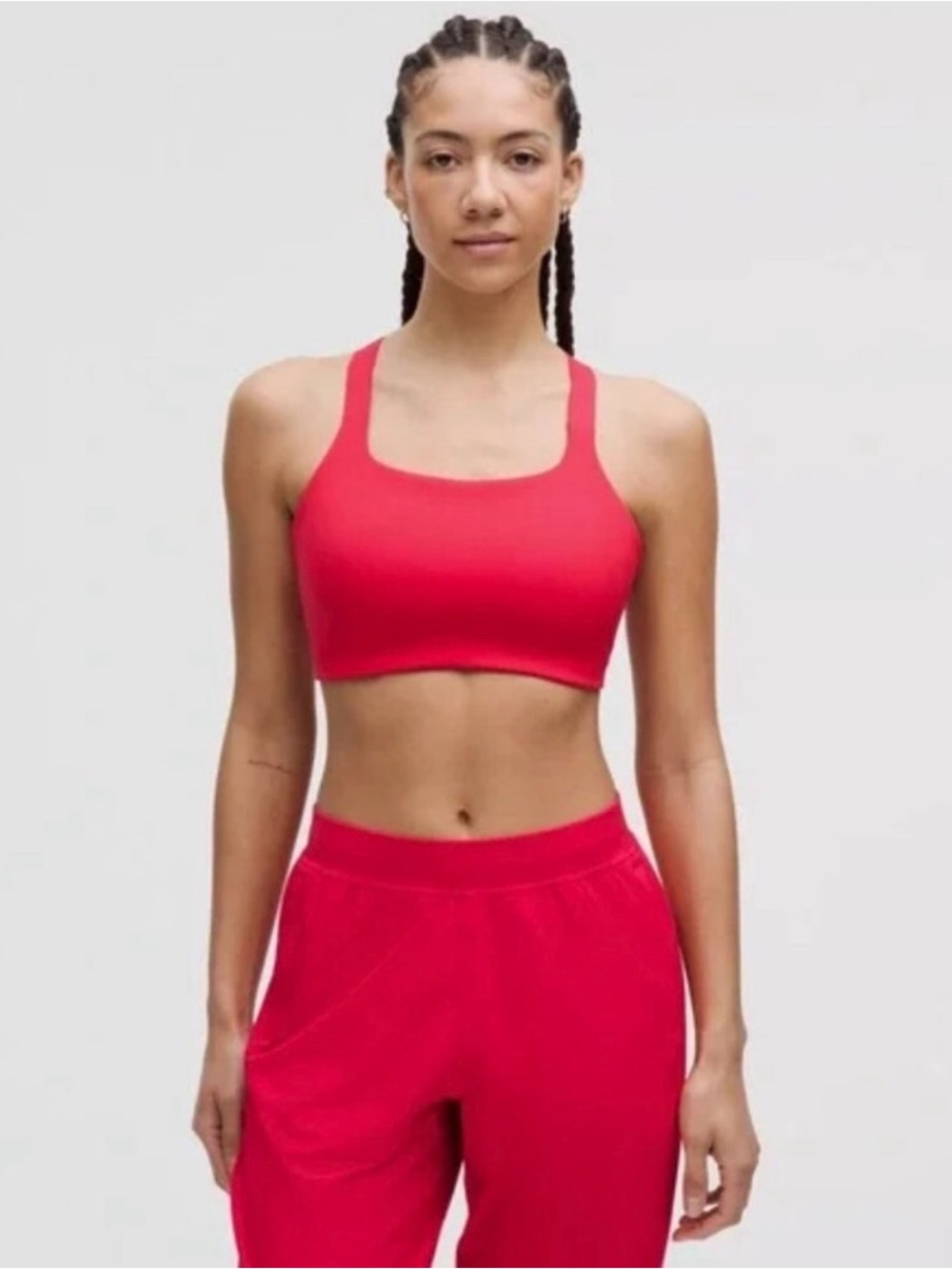 Lululemon Ultralu Square-Neck Workout Bra B/C - Size 12